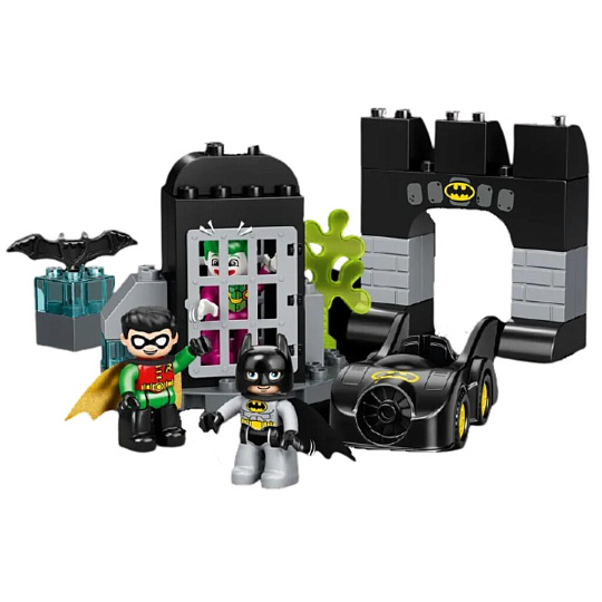 Конструктор Lego, Duplo, Super Heroes Бэтпещера, 1-3 лет, 33 детали, 10919