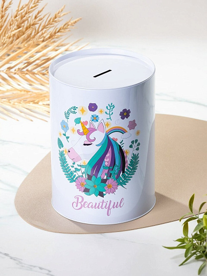 Копилка Beautiful Day, 15х21.5 см, металл, A240057