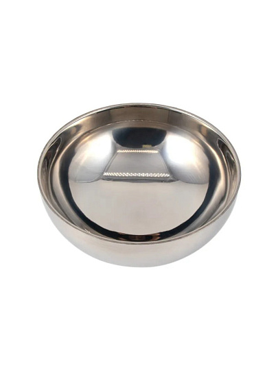 Миска походная, нержавеющая сталь, 1.2 л, 19.5 см, изотермическая, Следопыт, PF-CWS-P130