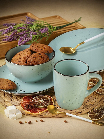 Тарелка обеденная, керамика, 27 см, круглая, Стелла, Daniks, TC23S001269MJ-K