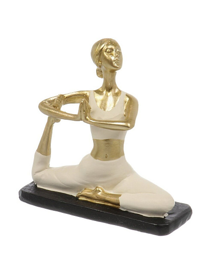 Фигурка декоративная полистоун, Йога, 10.5х4.5х10 см, A020258