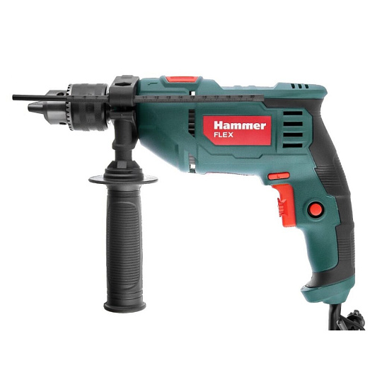 Дрель ударная, Hammer, UDD710D, ключевая, 710 Вт, с реверсом, 1 скорость