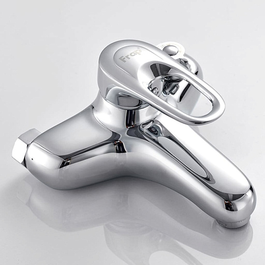 Смеситель для ванны, Frap, короткий излив, с картриджем, хром, F3201