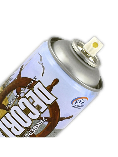 Лак аэрозольный, Decorix, яхтный, матовый, бесцветный, для внутренних и наружных работ, 0.52 л