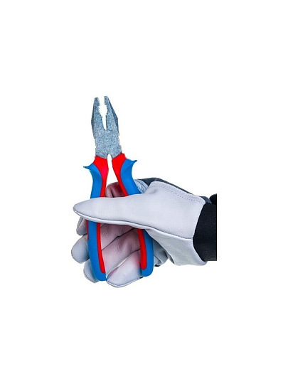 Плоскогубцы 200 мм, комбинированные, двухкомпонентный, цинк, НИЗ, 23604215