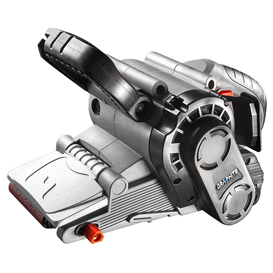 Ленточная шлифовальная машина Graphite, 800 Вт, 75х457 мм, 59G392