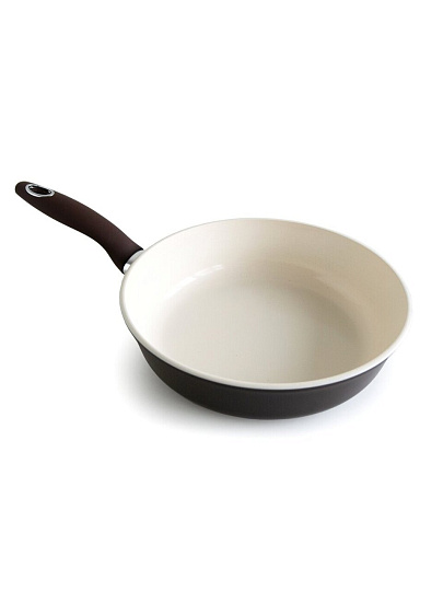 Сковорода литой алюминий, 24 см, антипригарное покрытие, Vari, Fresco Ceramica, керамическая, G31124