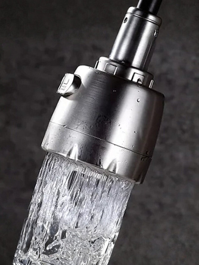Смеситель для кухни, Solone, гибкий излив, с картриджем, хром, EZA4-A090