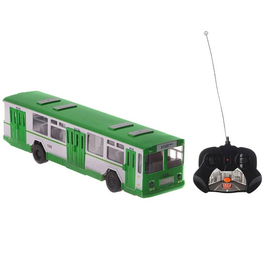 Машина детская Технопарк, Автобус, 24 см, свет и звук, пластик, BUS-RC