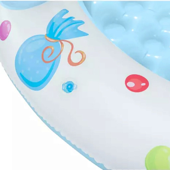 Бассейн надувной Bestway, 104х84 см, Sweet Shoppe, 52638, 34 л, с навесом