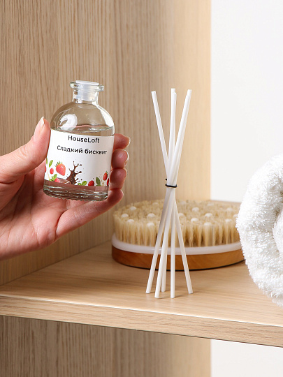 Аромадиффузор HouseLoft, 50 мл, 19×6×5.8 см, Сладкий бисквит