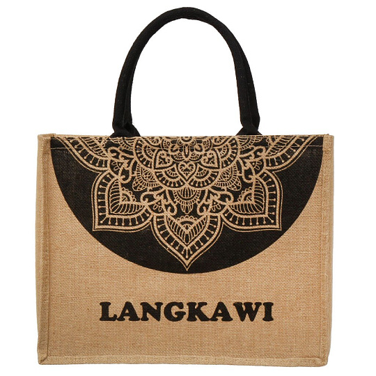Сумка пляжная джут, 42х33, Langkawi, C050018