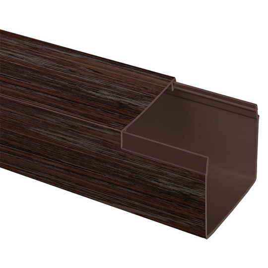Кабель-канал пластик, 60х40 мм, 2 м, венге, TDM Electric, 3D, ЭКО, SQ0402-2409
