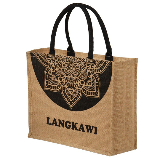 Сумка пляжная джут, 42х33, Langkawi, C050018