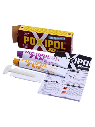 Холодная сварка универсальная, Poxipol, 70 мл, прозрачная, 00269