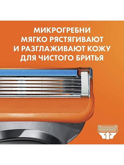 Сменные кассеты для бритв Gillette, Fusion Power, для мужчин, 6 шт