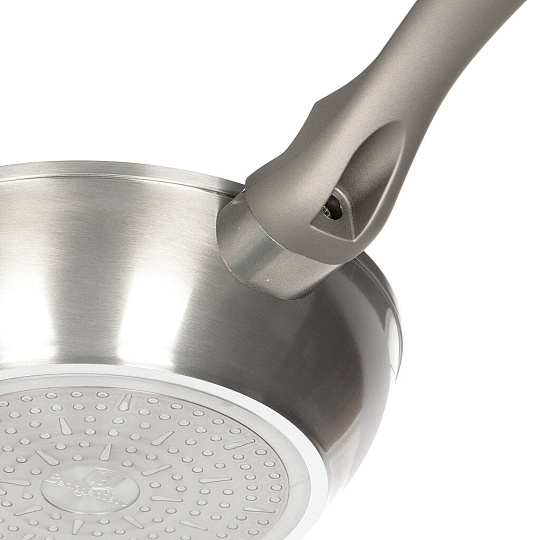 Набор посуды из алюминия Berlinger Haus Metallic Line 1219-ВН (кастрюли с крышками, сковорода, сотейник, подставка), 5 предметов