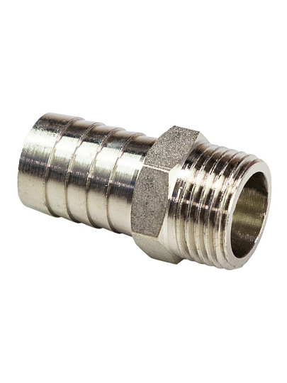 Штуцер d20х3/4", ш, никель, РосТурПласт