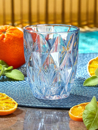 Стакан 300 мл, стекло, Серебро, Y4-3056