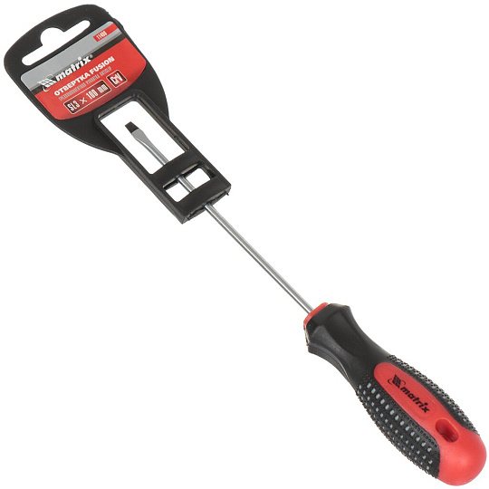 Отвертка плоская Matrix Fusion, CrV 11408, 3х100 мм