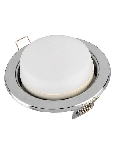 Светильник встраиваемый светодиодный, General Lighting Systems, 50 Вт, GX53, IP20, 10.8х10.8х3.8 см, хром, 431500