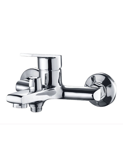 Смеситель для ванны, РМС, короткий излив, с картриджем, SL132-009E