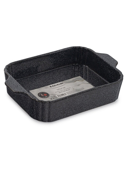 Форма для запекания керамика, 19х29.5х6 см, 1.8 л, прямоугольная, Stone, ABS015
