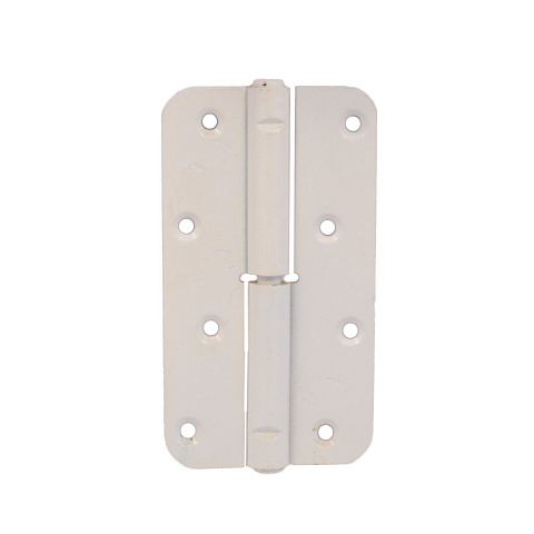 Петля накладная для деревянных дверей, БелТИЗ, 130х74 мм, левая, ПН1-130, белая
