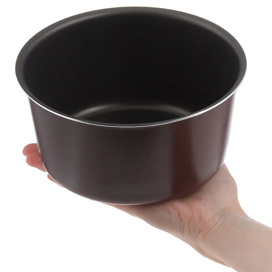 Форма для выпечки куличей алюминий, 8.5 см, антипригарное покрытие, круглая, d 16 см, коричневая, Калитва, 60621614