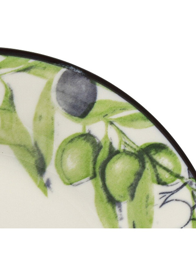 Тарелка десертная, фарфор, 20 см, круглая, Оливки, МФК, MFK07999/MFK20501
