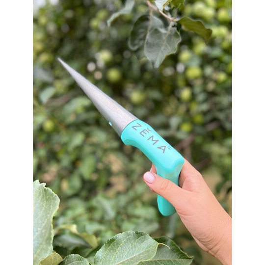 Сажалка-лункообразователь 330 мм, рукоятка пластик, металл наконечник, Zema, Накаба, ZM 2117