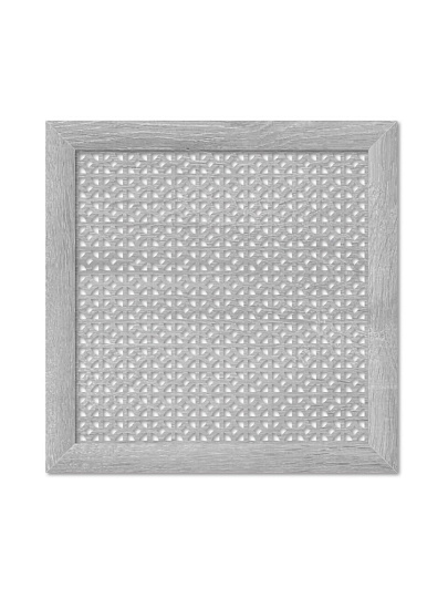 Экран для радиатора, МДФ, 600х600 мм, дуб серый, Сусанна, Стильный Дом