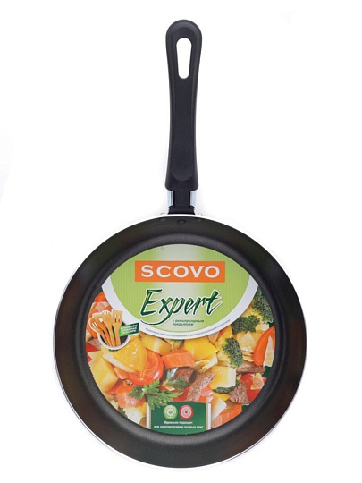 Сковорода алюминий, 20 см, антипригарное покрытие, Scovo, Expert, СЭ-021