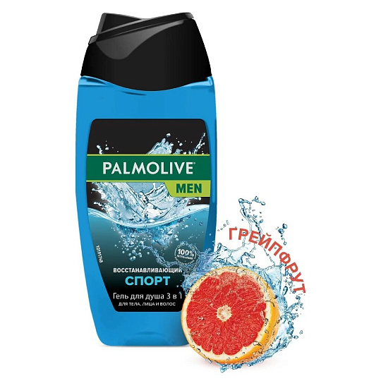 Гель для душа Palmolive, Men Спорт, для мужчин, 250 мл