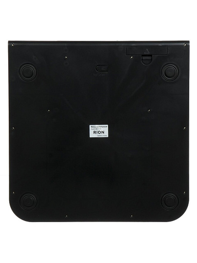 Весы напольные электронные, Rion, РТ-955, стекло, до 150 кг, 30.6х30.5 см, LCD-дисплей, черные