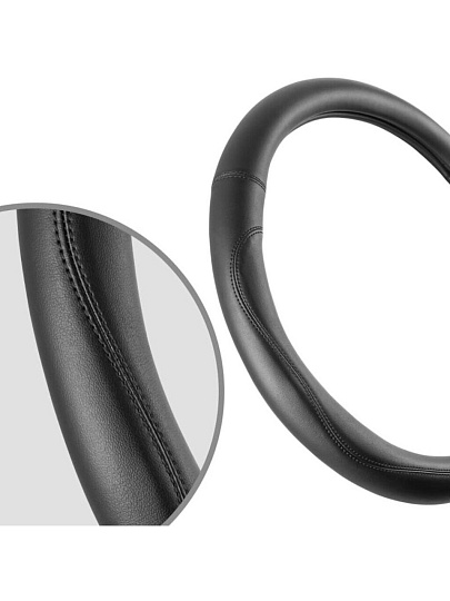 Оплетка на руль DSV, Black, R99308, черная