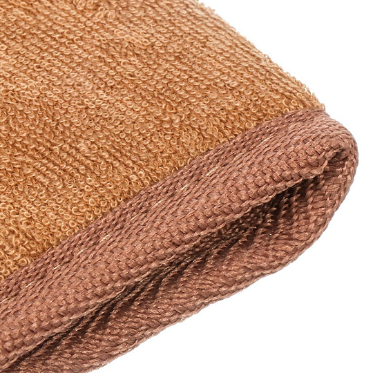 Мочалка банная лента, 37.5х9х2 см, джут, с ручкой, жесткая, Beauty Format, 58711-7015