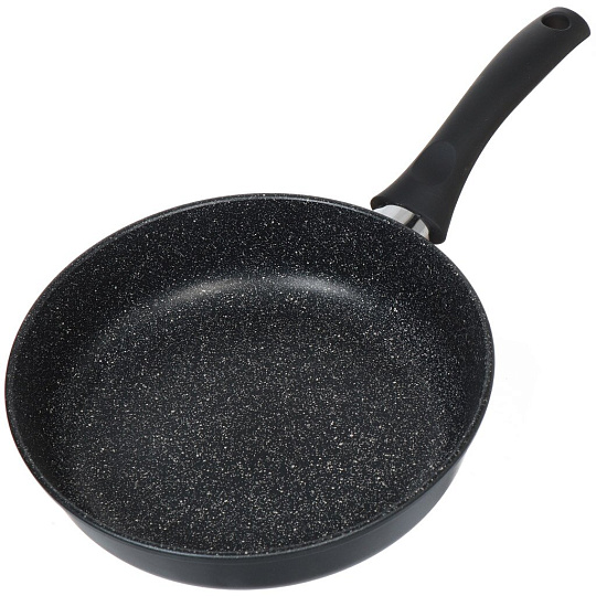 Сковорода литой алюминий, 24 см, антипригарное покрытие, Нева Металл Посуда, Алтай, индукция, 27124I