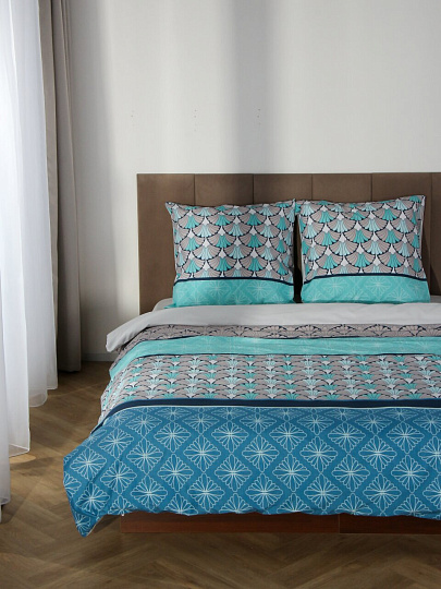 Постельное белье 1.5-сп, пр145х215, 1н70х70, п145х215, м-сат, Майская ночь, Джентельмен, SJT2501-4