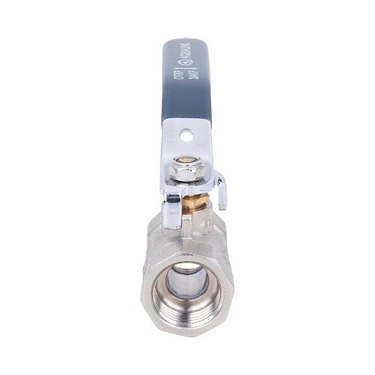 Кран шаровой 1 1/4'', г-г, латунь, ручка, DN 32, AquaLink