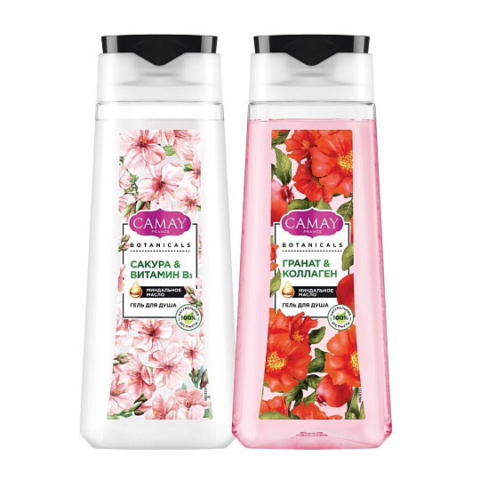 Набор подарочный для женщин, Camay, Botanicals, гель для душа
