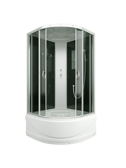 Душевая кабина высокий поддон, 100х100х215 см, тонированная, Erlit, ER3510TP-C4-RUS