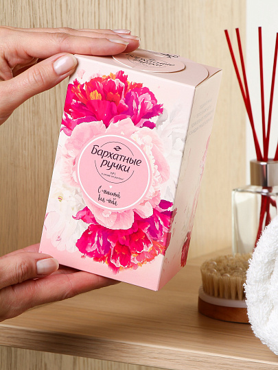 Набор подарочный жен, Бархатные Ручки, Обновление, крем для рук питат, 80 мл + крем для рук ночной,