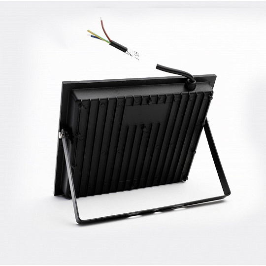 Прожектор светодиодный Ultraflash, LFL-10002 C02, 100 Вт, 6500 К, IP65, черный, 15128