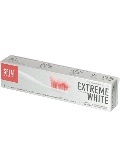 Зубная паста Splat, Professional Extreme White, 75 мл