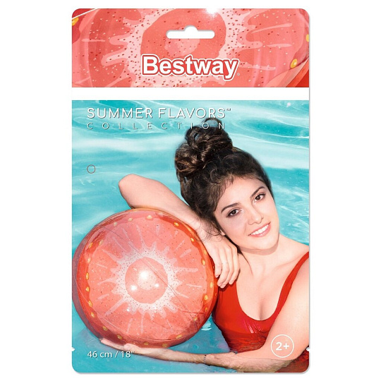 Мяч надувной, 46 см, в ассортименте, Bestway, Фрукты, 31042