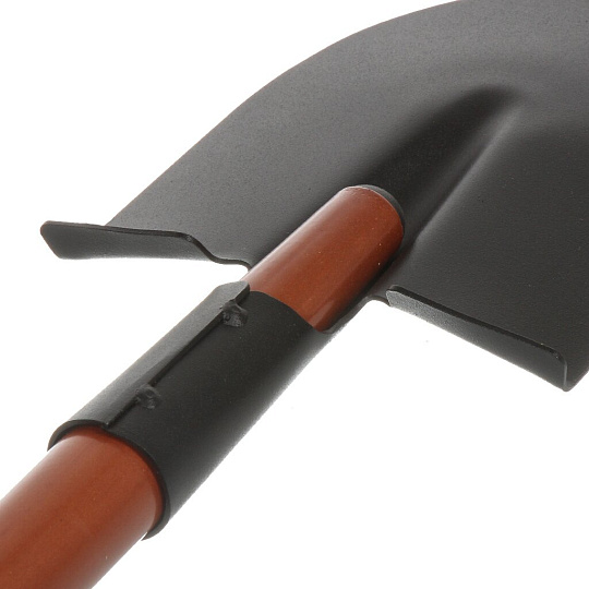 Лопата штыковая, сталь, 1.5х160х1200 мм, черенок дюралюминиевый, Kopper Tools, ФИ.091, дамская остроконечная