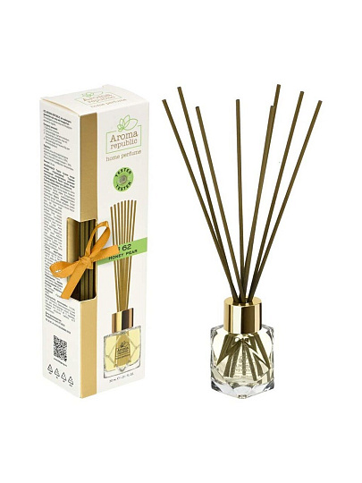 Аромадиффузор Aroma republic, 30 мл, 4.5х5.8х21 см, Honey pear №62, 93808