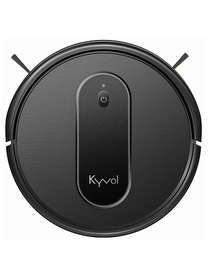 Робот-пылесос аккумуляторный, Kyvol, D10, 28 Вт, с контейнером, 0.25 л, 2.6 А.ч, сухая и влажная уборка, черный