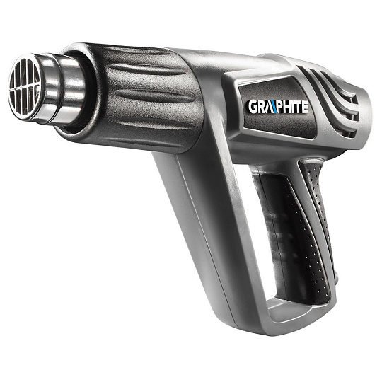 Термофен 2000 Вт, темпер. I: 25ºC, II: 80-600ºC, III: 80-600ºC кейс, GRAPHITE, 59G524